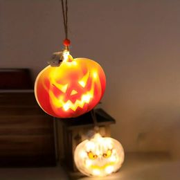 1pc Halloween Atmosphere Decoration Pumpkin Devil Hanging Lights, For Party Decoration Light, Battery Powered (No Plug)