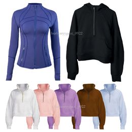 Womens Yoga Jogging Long Sleeved with Fleece Jacket Wear Ladys No Embarrassment Line Hip Lift Tight High Waist Nude Fiess Exercise Pants Gym