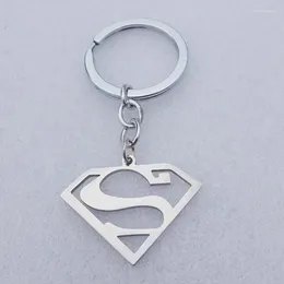 Keychains Stainless Steel Keychain Cutout Shape S Letter Keyring Wholesale Jewellery 12 Pieces