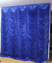 3M3M wave backdrop party water ripple background valance wedding backcloth stage curtain 10ft10ft5303525