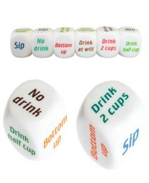 MENGXIANG Funny Adult Drink Decider Dice Party Game Playing Drinking Wine Mora Dice Games Party Favors Festive Supplies7276843