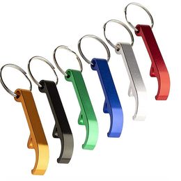 50PCS/LOT METAL Aluminium ALLOY KEYCHAIN KEY CHAIN RING WITH BEER BOTTLE OPENER CUSTOM PERSONALIZED(Can be engraved LOGO)