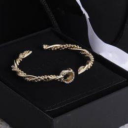 High Quality Letter Bracelet Luxury Bangle Wedding Designer Lover For Woman Bracelets Gift Fashion Jewellery