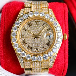 Diamond Watch Mens Designer Watches For Mens Automatic Mechanical Movement Waterproof Men 42mm Bracelet Sapphire Stainless Steel 904L Wristwatch Montre de Luxe