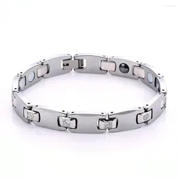 Link Bracelets Luxury Designer Cubic Zirconia Tungsten Carbide Charm Bracelet For Men And Women Fashion Jewellery Men's Never Fade