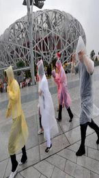 Onetime Disposable Raincoat Disposable PE Raincoats Poncho Rainwear Travel Rain Coat Rain Wear Travel Rain Coat7955177