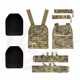 Hunting Jackets Outdoor Sports Low Visibility Laser Cutting Molle Quick Release Anti Infrared Original Fabric Tactical Tank Top