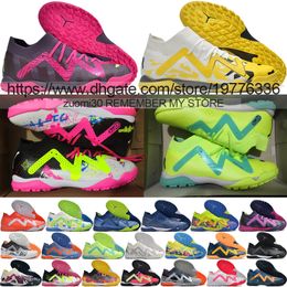 Send With Bag Quality New 2024 Soccer Boots Future Ultimate TF Turf Socks Football Cleats Mens Neymar JR Soft Leather Comfortable Trainers Soccer Shoes Size US 7-11.5