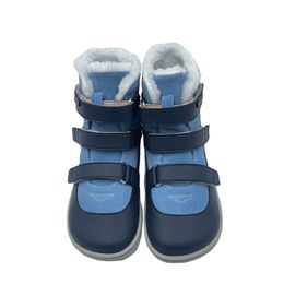 TipsieToes Top Brand Barefoot Genuine Leather Baby Toddler Girl Boy Kids Shoes For Fashion Winter Snow Boots 240108