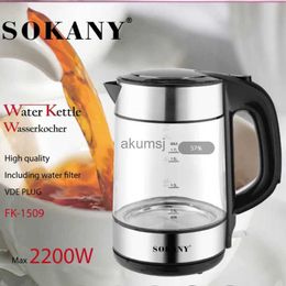 Electric Kettles Electric Teapot 1.7L Electric Kettle for Tea Maker 220V 2200W Electric Water Heater Coffee Pots Smart Kettle Kitchen Appliances YQ240109