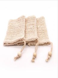 Natural Exfoliating Mesh Soap Saver Sisal Soap Saver Bag Pouch Holder For Shower Bath Foaming And Drying6590596