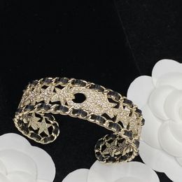 New Luxury Diamond Bracelet Bangle Designer Lover Bracelet Letter For Woman Fashion Jewellery