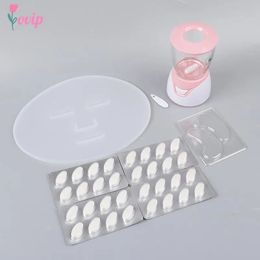 Fruit Vegetable Collagen Cover DIY Machine Automatic Face Mask Maker Face Cover Mold Eye Patch Skin Pad Mould 240108