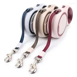 Dog Collars Automatic Leash Two-color Walking Pet Supplies Beautiful And Fashionable Multi-colored