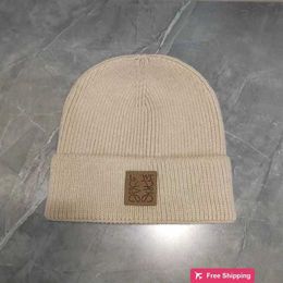 Designer Ball Caps New Knitted Hat Celebrity Same Style Luo Family AutumnWinter Trend Woollen Hat Same Style Men's and Women's Outdoor Warmth Thick Hat Batch 50GO