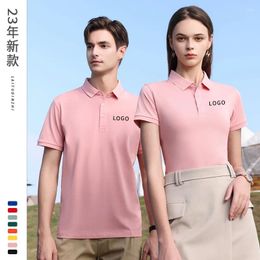 Men's Polos Customizable Polo Shirts With Logo Embroidery And Short Sleeves For Summer Workwear