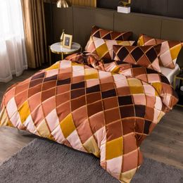 23pcs Set Duvet Cover Light Weight Breathable Soft Bedding Comforter with Envelop Pillwcase 240109