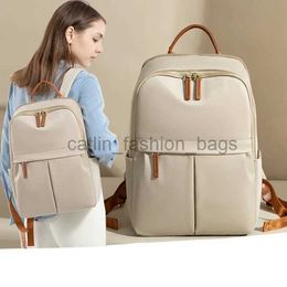 Backpack Style New Leisure Multifunctional Travel Backpack Women's 14 inch Computer Backpack Fashion Leisure Large Capacity Office Bagcatlin_fashion_bags