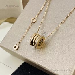 designer jewelry necklace custom pendant Necklace fashion jewelry Spring ceramics 18K rose gold silver gold chain men necklaces jewelrys designers party gift