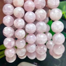 Link Bracelets Natural Pink Mica Quartz Bracelet Crystal Reiki Healing Gemstone Fashion Jewellery For Birthday Gift 1pcs 9/10/12mm