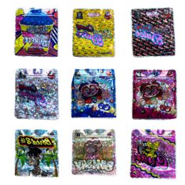 Packages packing bag Stand Up pouch package Mylar Bags aluminium foil children sour black cherry dulce bule zlurpee cannatique wholesal Mcgh