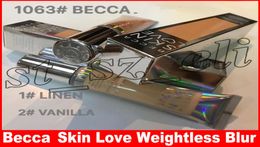 Becca Skin Love Weightless Blur Foundation INFUSED WITH GLOW NECTAR BRIGHTENING COMPLEX linen vanilla 2 colors5197830