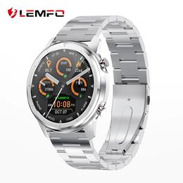 Watches LEMFO LF26 Full Touch 360*360 HD Amoled Screen Smart Watch Men Bluetooth 5.0 Weather Watch Face IP67 Waterproof Smartwatch