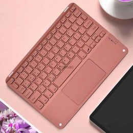 Keyboards Wireless Keyboard with Touchpad for IPad Samsung Tablet Keyboard for Phone Laptop 10'' Keyboards Bluetooth RechargeableL240105