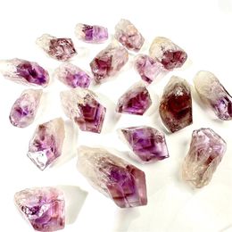 Natural Crystal Macadam Amethyst Scepter Energy Stone Mineral Standard Collection Aquarium Garden Decoration