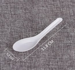 Whole Asian Soup Spoons Saimin Ramen Plastic Spoon Outdoor Disposable Spoons Dining Food W73653096703