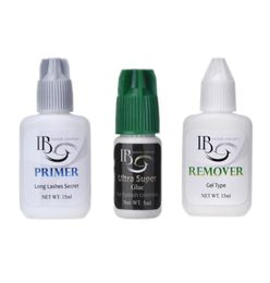 Professional Eyelash Extensions Kit Primer Ultra Super Glue Adhesive Remover for Individual Eyelash From Korea9784362