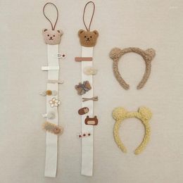 Hair Accessories Plush Animal Children's Hairclips Hoops Hanging Strap Comfortable Chain