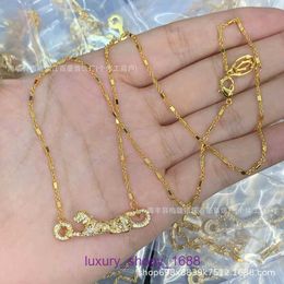 Car tires's necklace heart necklaces Jewellery pendants 18K Rose Gold Leopard Pattern Pendant Necklace collarbone Personalised Fashion With Original Box