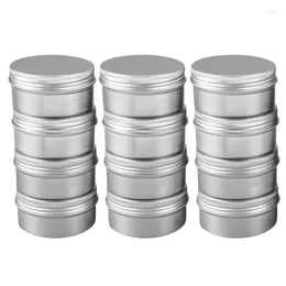 Storage Bottles 36Pack 80Ml Tins Containers Tea Aluminum Box Round Metal Lip Jar With Screw Cap For