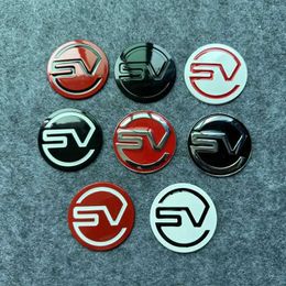 3D Metal Sticker Grille SVR Emblem Decoration Rear Trunk SV Badge stickers For Jaguar XF XE XJ Land Rover Range Rover Sport