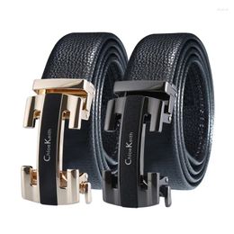 Belts Full Grain Leather Brand Belt Men Top Quality Genuine Luxury For Strap 110 -120cm Length