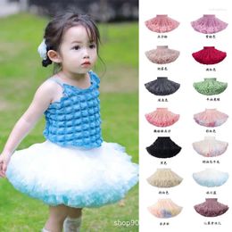 Girl Dresses Pommel Dress Girls TUTU Little Cake Mesh Half Dreses Birthday Princess Dressd Dance Dresss