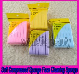 High Quality 12Pcs A Lot Cosmetic Puff Compressed Cleansing Sponge Facial Cleanser Washing Pad Remove Makeup Skin Care6393375