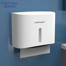 interhasa! Toilet Paper Towel Dispenser Holder Hand Tissue Luxury for Bathroom Kitchen 240109