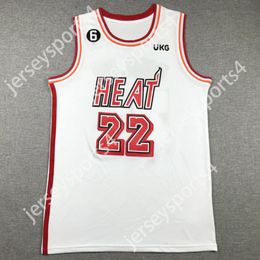 Jimmy Butler Tyler Herro Bam Ado Basketball Jerseys 22 Dwyane Wade Heats 13 Victor Oladipo Caleb Martin 14 Max Strus Kyle Lowry Udonis Haslem White Top Ed