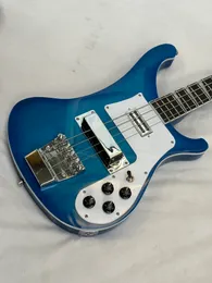 4003 Electric Bass Blue Color 4 strings Solid Body Rosewood Free Ship