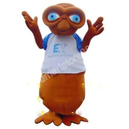 Newest alien Mascot Costume Top quality Carnival Unisex Outfit Christmas Birthday Outdoor Festival Dress Up Promotional Props Holiday Party Dress