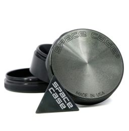 Tobacco Grinders Space Case Grinders 5563mm Herb Grinder 24 Pieces With Triangle Scraper Aluminium Alloy Material Dry Herb Spice4874102