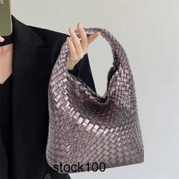 Bag Jodie BottegaaVenetas Advanced Handmade Woven Tote Handbag Single Shoulder 2024 Large Capacity Bag Handheld Vegetable Basket