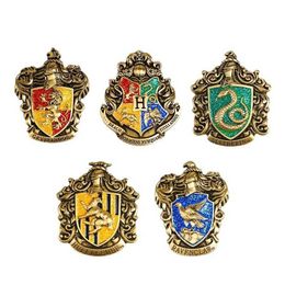 Pins Brooches FANTASY UNIVERSE Movie HP Poter Minerva McGonagall Brooch Metal High quality Jewellery Women Gift HKD230807