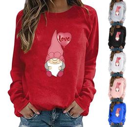 Women's Hoodies Round Neck Long Sleeve Valentine's Ladies Small Zip Up Jacket Hoodie Athletic Winged Sweater Women Cow Print Pullover