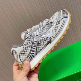 Shoes 2024 Sneakers Women Fashion Boteega Designer Sneaker Orbit Venetas Luxury Mens Fashion Men Casual Same Silver Sports Female Lovers Runing Soft L7S0