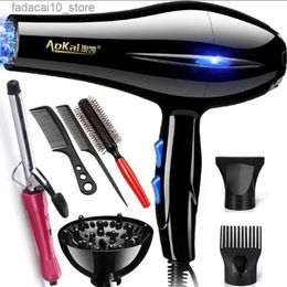 Ds VS Dryers Professional Powerful Hair Fast Styling Blow Hot And Cold Adjustment Air Dryer Nozzle For Barber Salon Tools Q240109 MIX LF