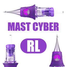 0.25/0.3/0.35mm RL Mast Tattoo Cyber Cartridge Needles Disposable Sterilised Makeup Permanent Machines Grips 1/3/5/7/9/11/18RL 240108
