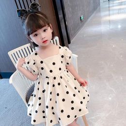 Girl Dresses Summer Baby Dress Clothes Kids Hubble-bubble Sleeve Princess Style Child Vestidos